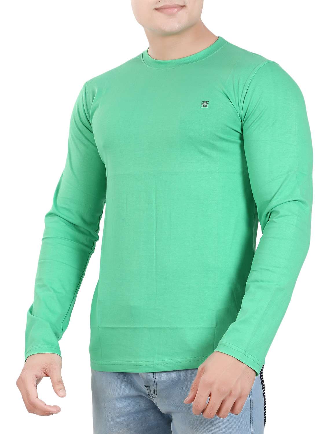 green cotton t-shirt - 13972422 - Standard Image - 1