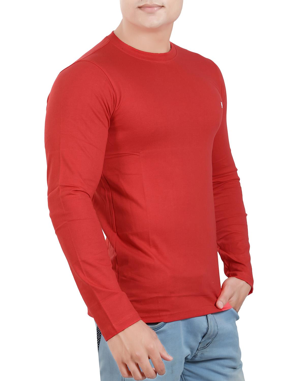 red cotton t-shirt - 13972425 - Standard Image - 1