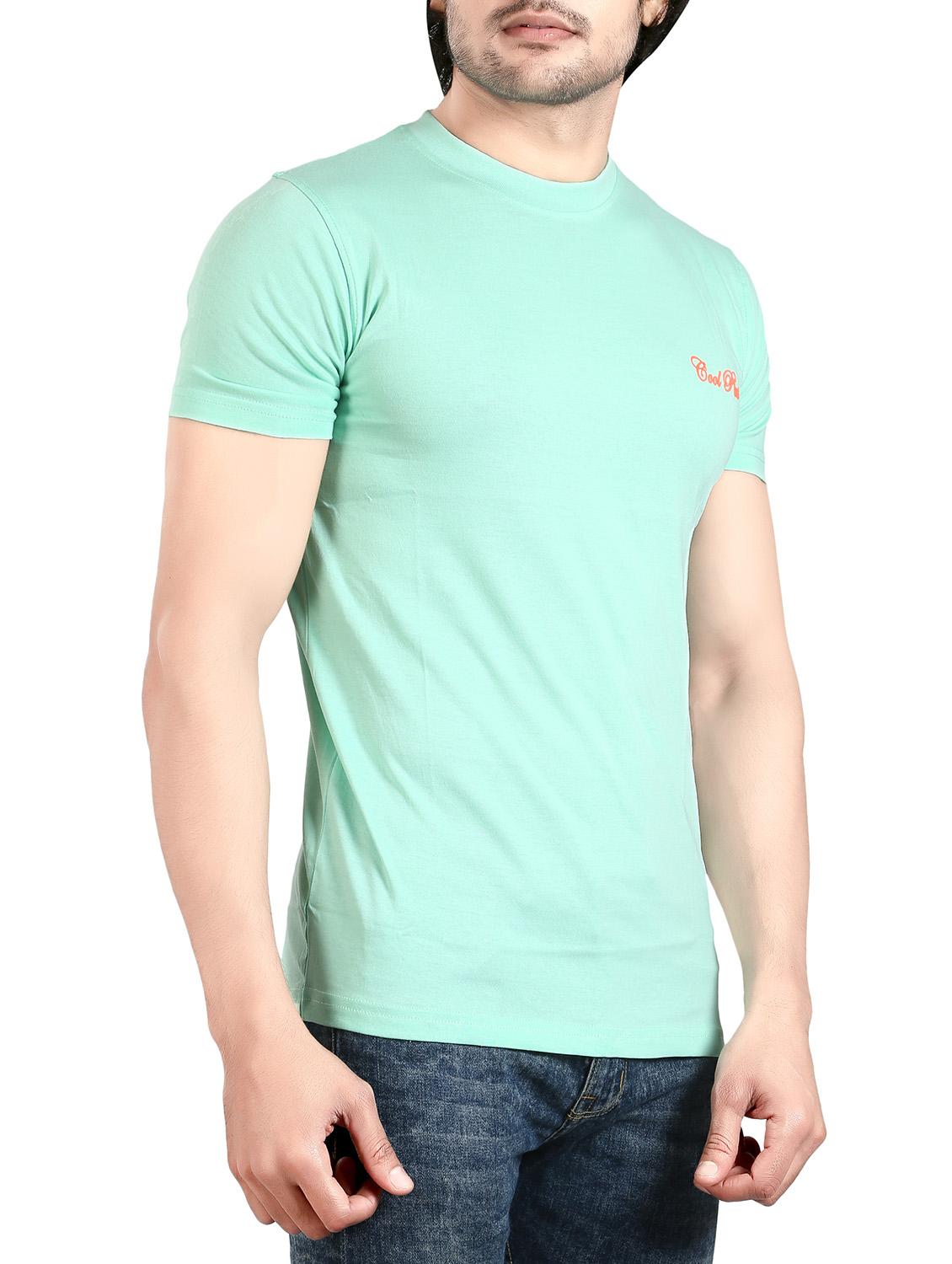 green cotton t-shirt - 13972439 - Standard Image - 1