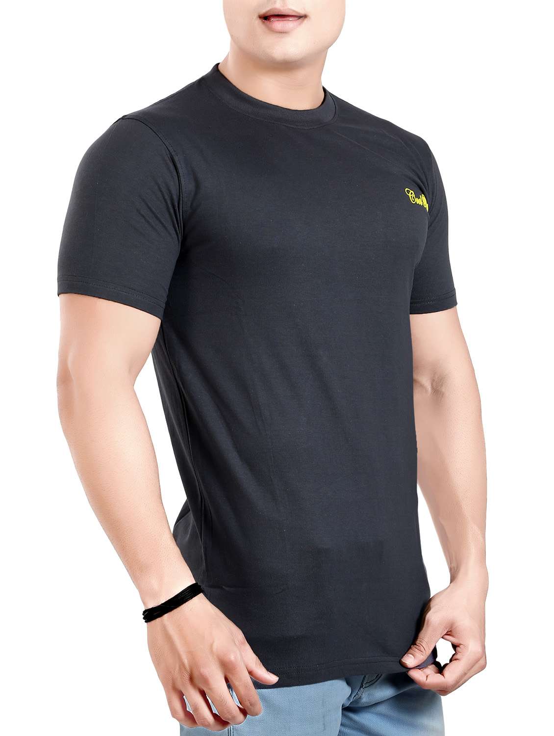 grey cotton t-shirt - 13972441 - Standard Image - 1