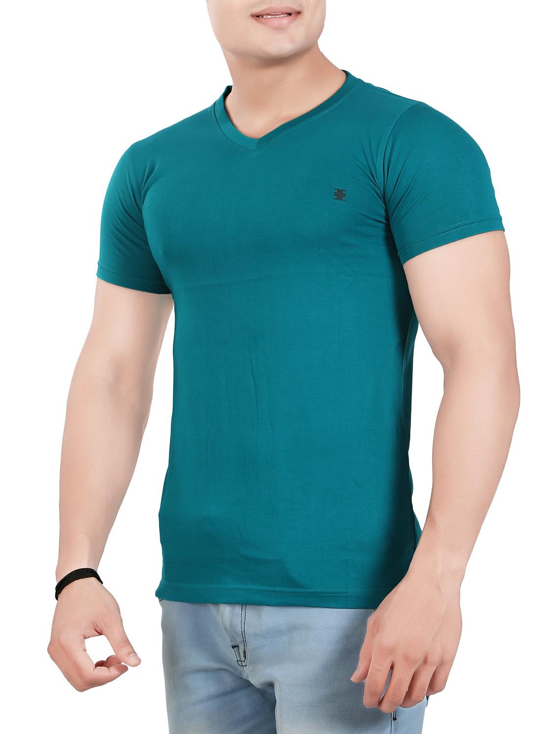 green cotton t-shirt - 13972454 - Standard Image - 1