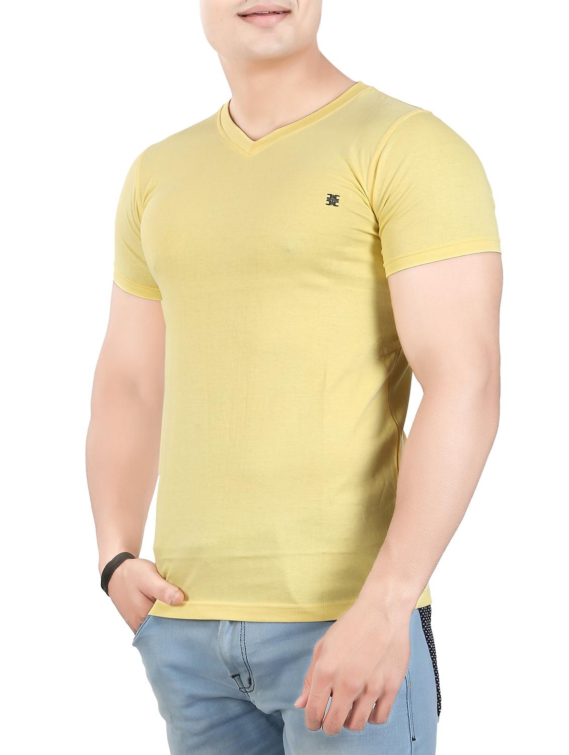 yellow cotton t-shirt - 13972458 - Standard Image - 1
