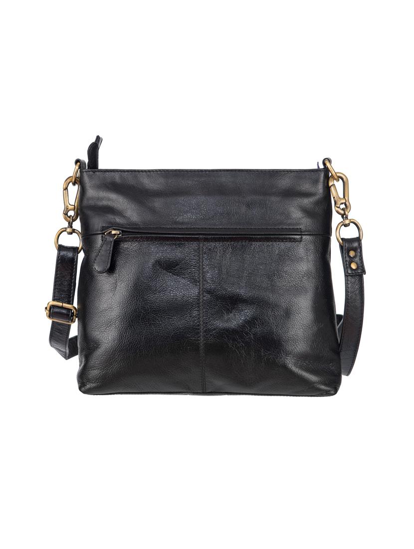 black leather sling bag - 13986272 - Standard Image - 1