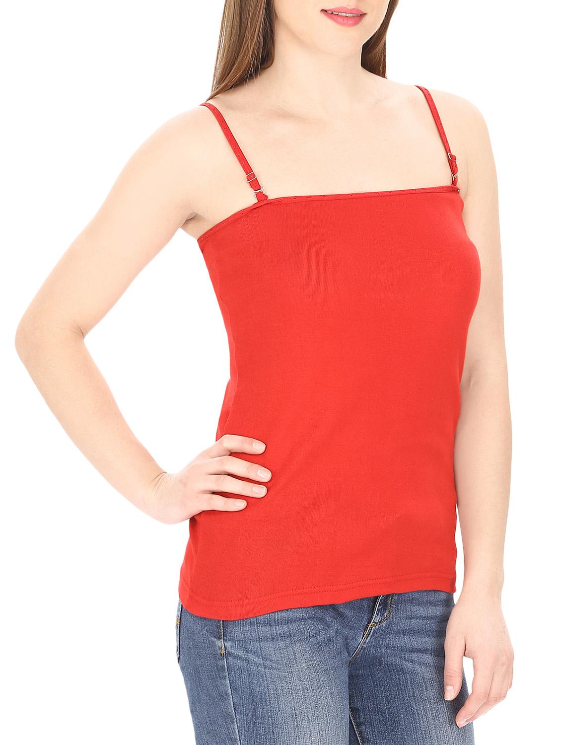 detachable strap solid camisole - 13993376 - Standard Image - 1