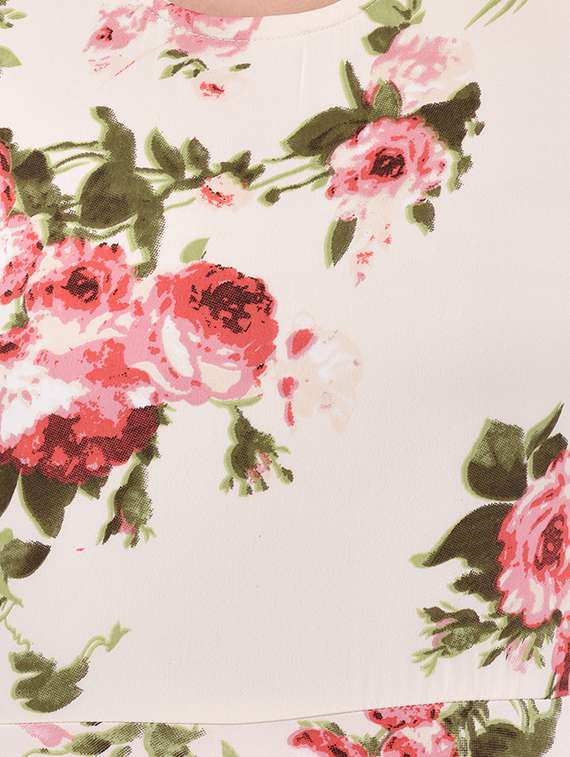 women's fit & flare floral dress - 13996498 -  Standard Image - 4