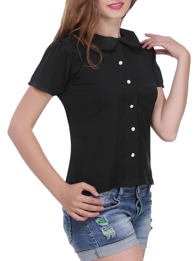 solid black shirt - 13996929 - Standard Image - 1