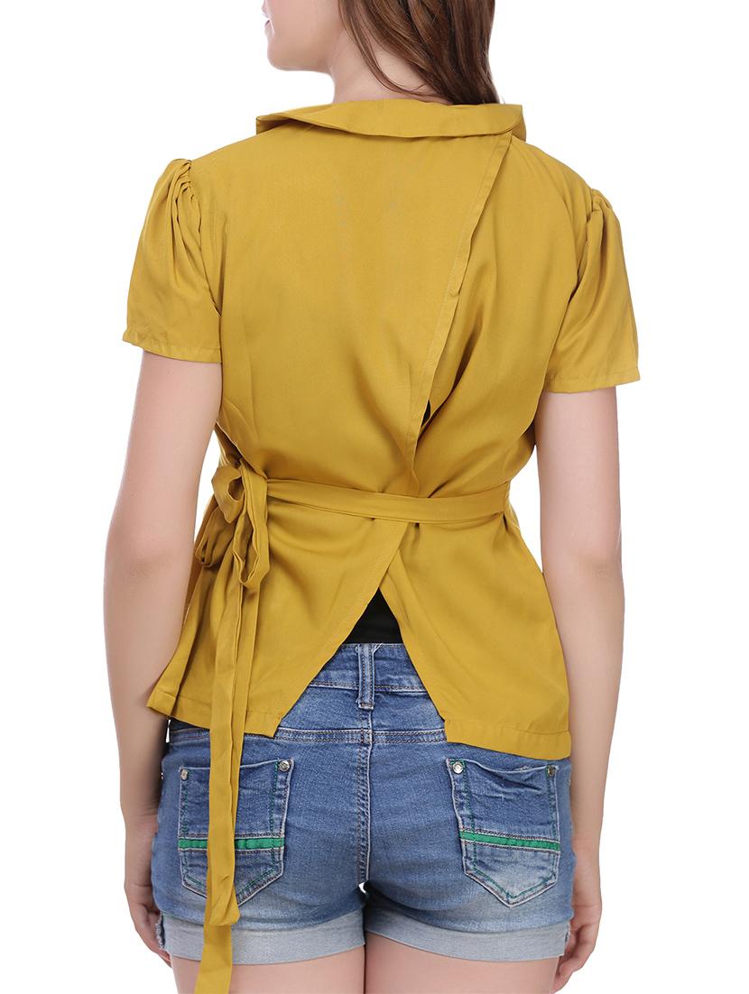solid yellow shirt - 13996930 - Standard Image - 1