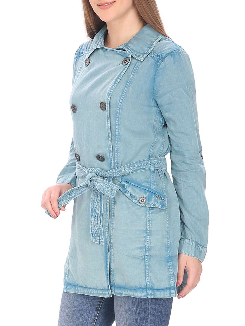 blue denim coat - 13997672 -  Standard Image - 1