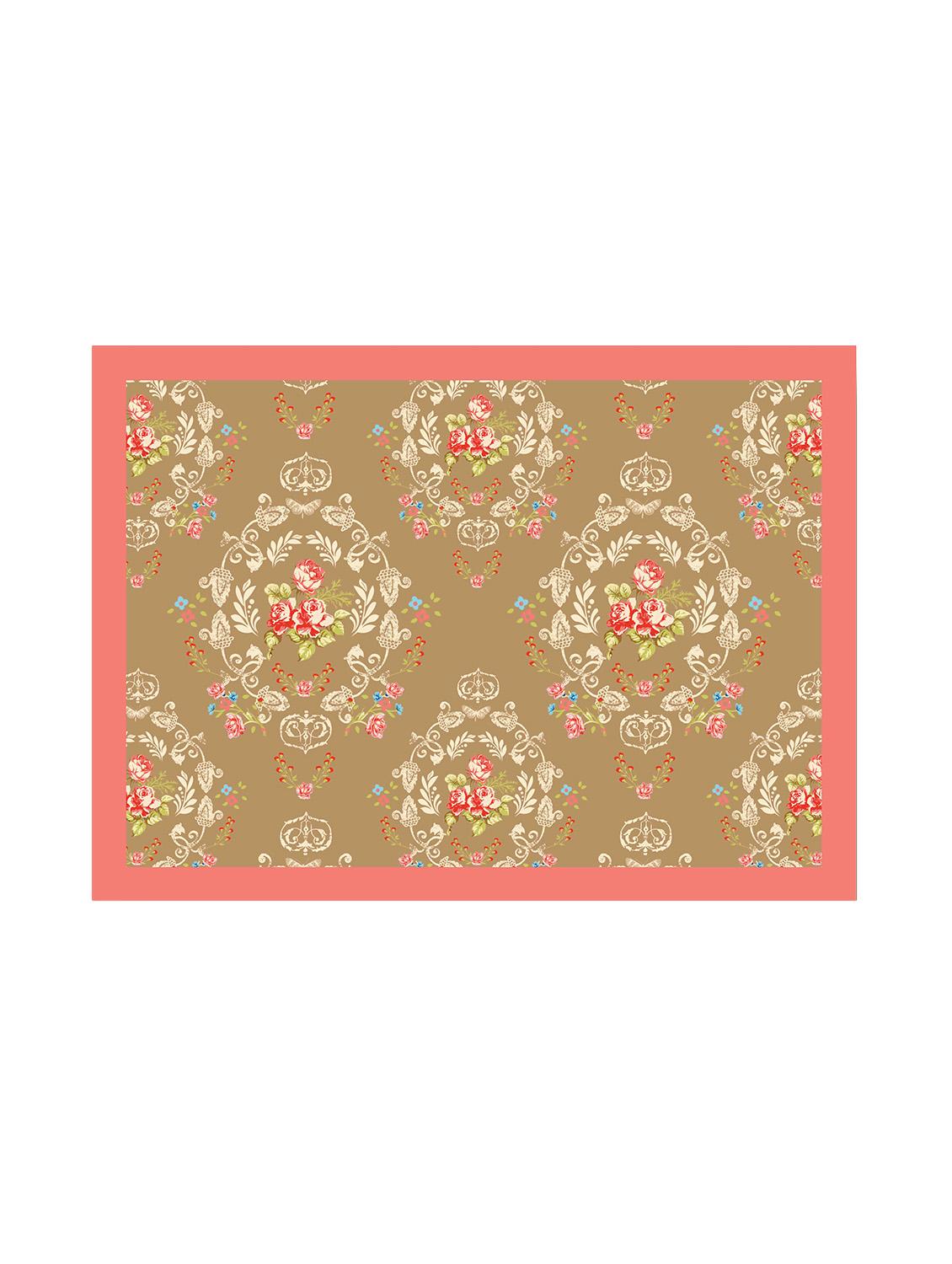 printed polyester table mat set of 6 pcs - 14000274 - Standard Image - 1
