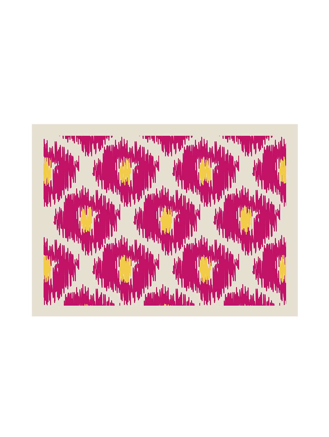 printed polyester table mat set of 6 pcs - 14000277 -  Standard Image - 1