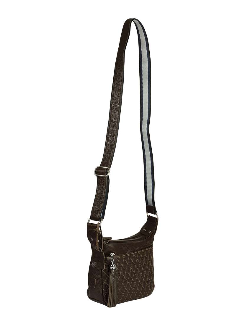brown leather sling bag - 14002083 - Standard Image - 4