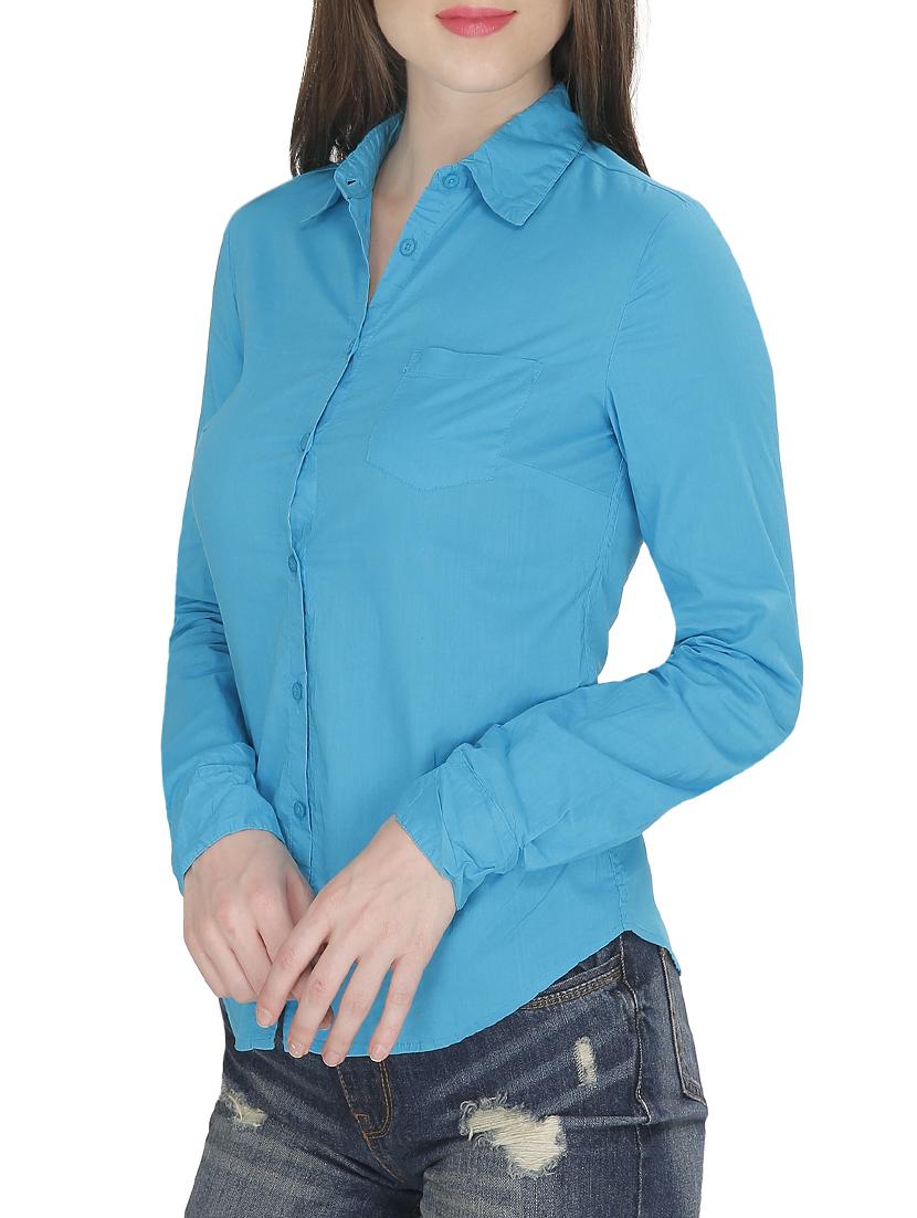 light blue cotton shirt - 14009062 - Standard Image - 1