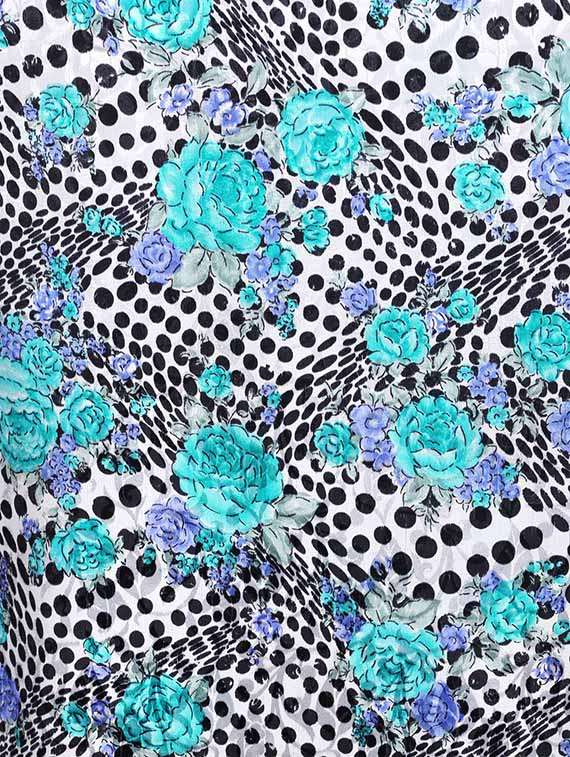 multicolor french crepe printed suit with beautifully printed dupatta and printed crepe bottom fabric. - 14009870 -  Standard Image - 1