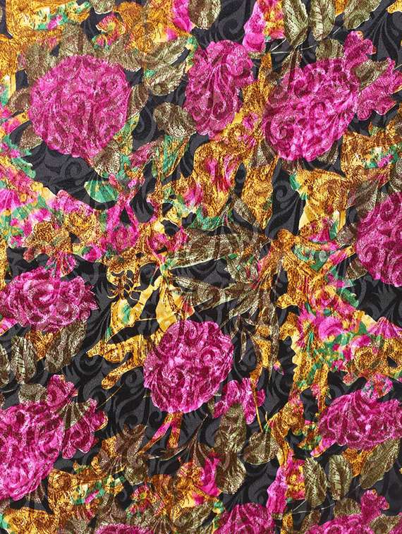 multicolor crepe printed dress material - 14009874 -  Standard Image - 1