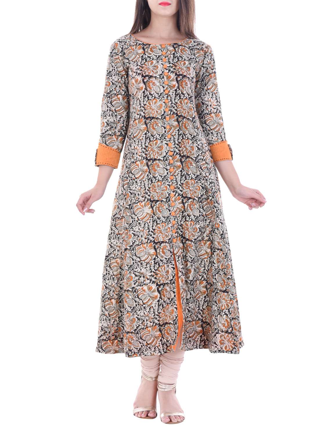 women's front slit kurta