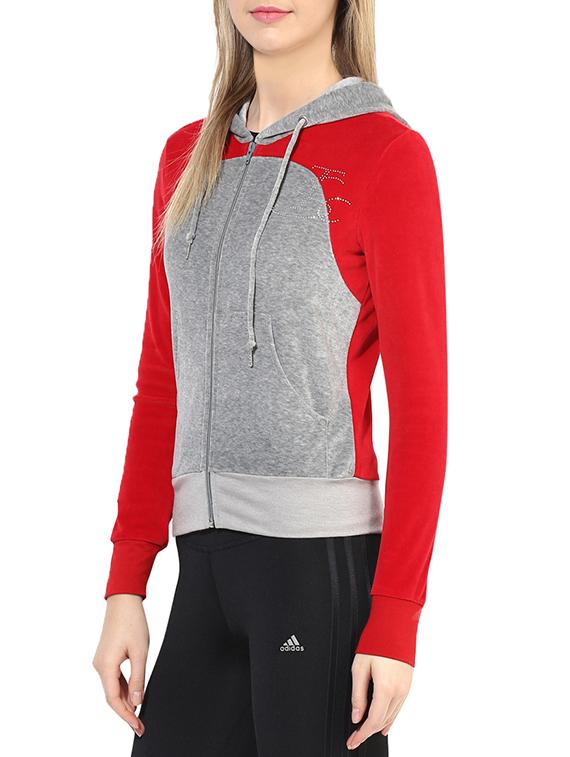 color block hooded jacket - 14041544 - Standard Image - 1