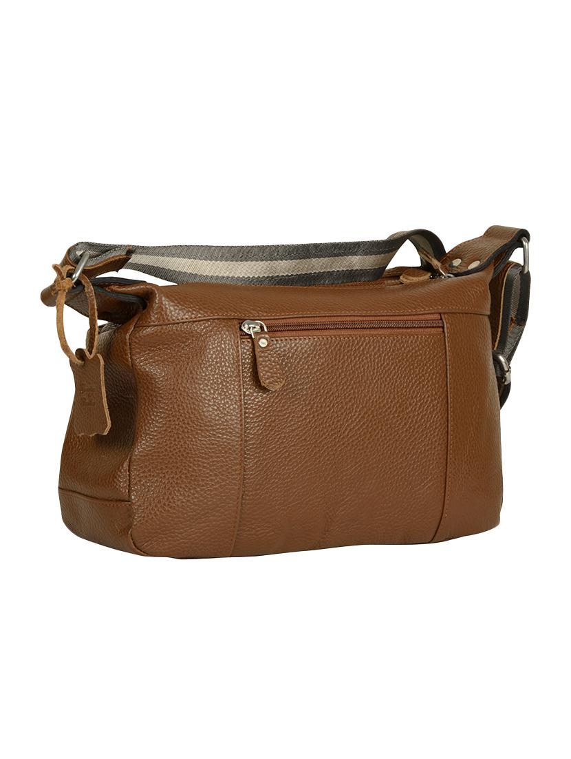 brown leather sling bag - 14047751 - Standard Image - 1
