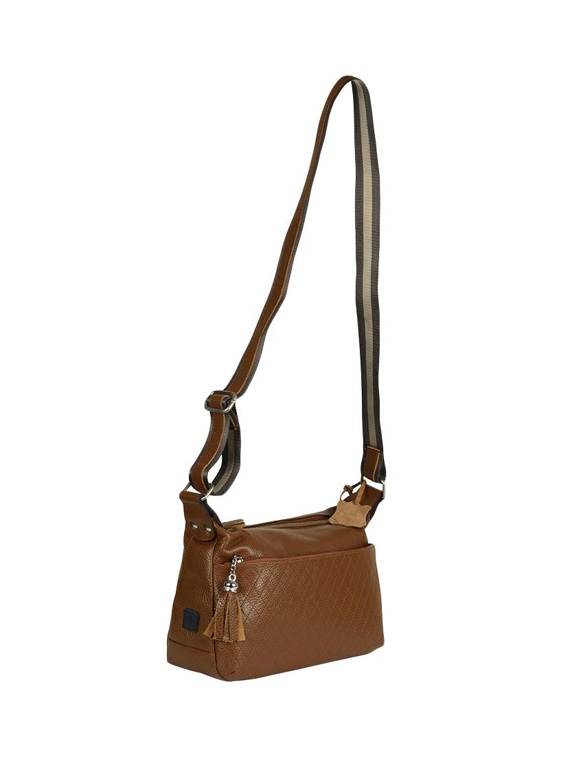 brown leather sling bag - 14047751 - Standard Image - 4