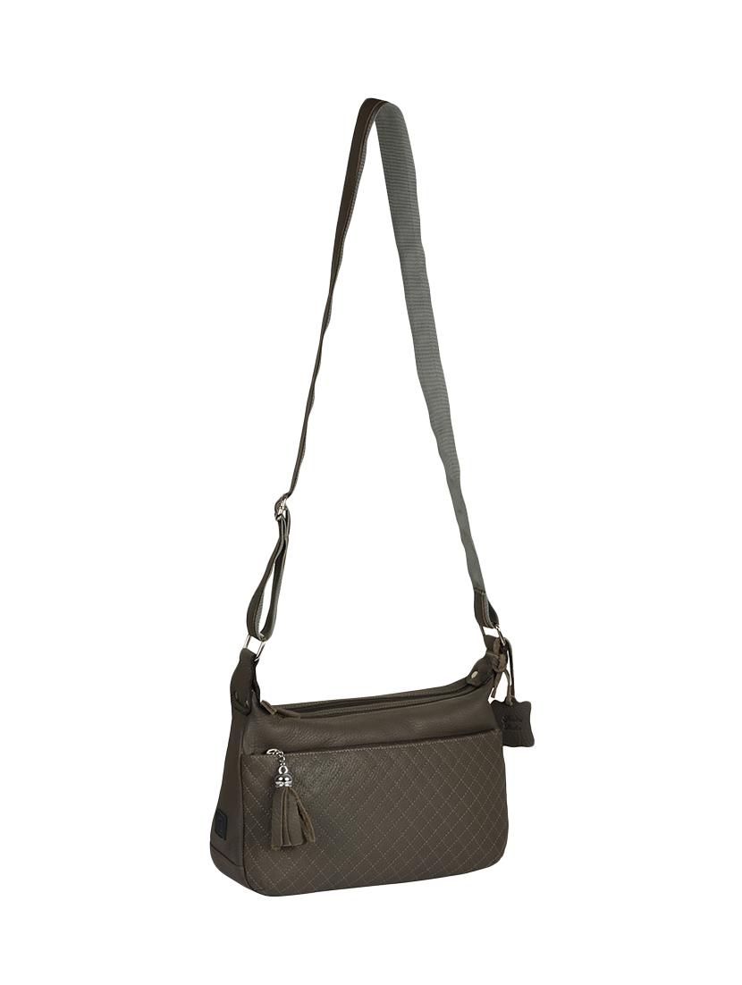 grey leather sling bag - 14047756 - Standard Image - 4