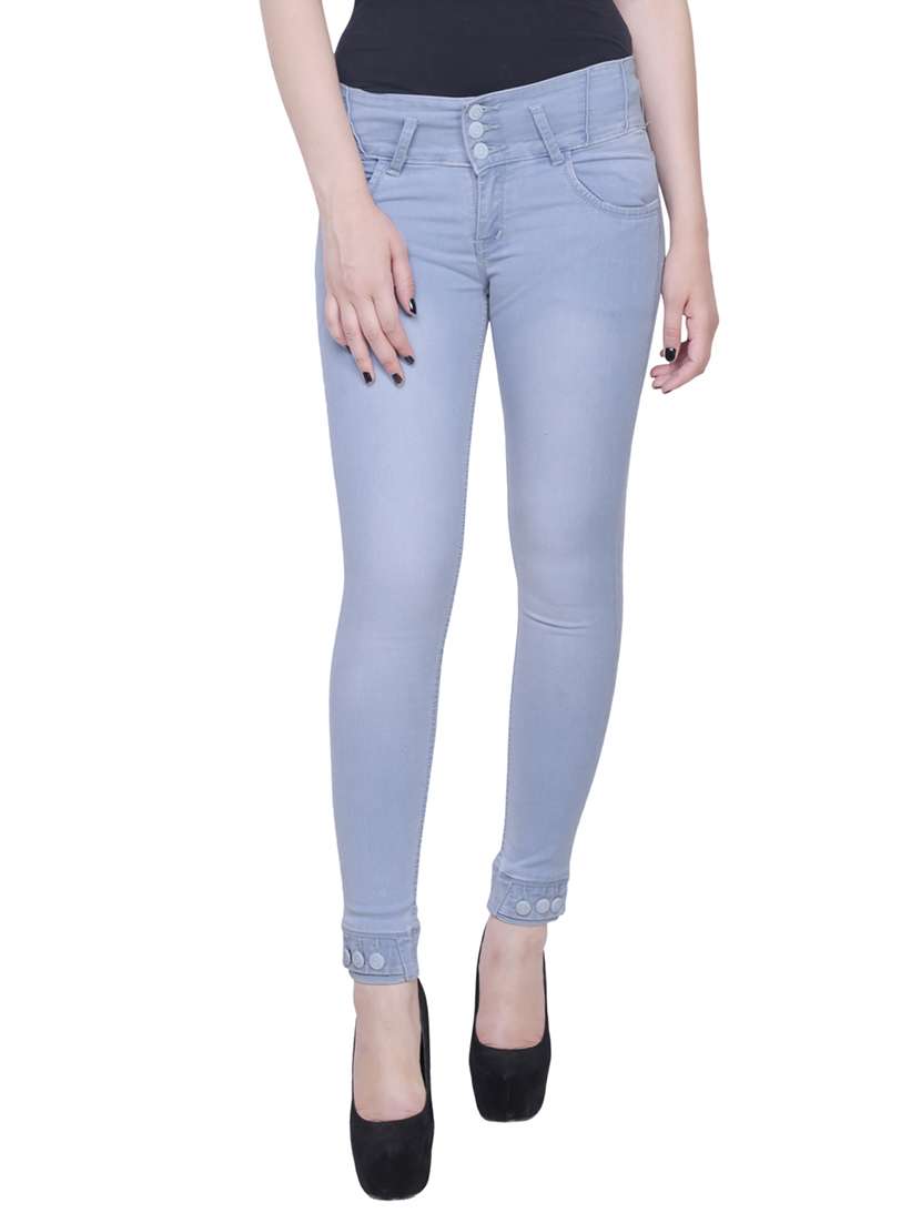 light blue denim jeans