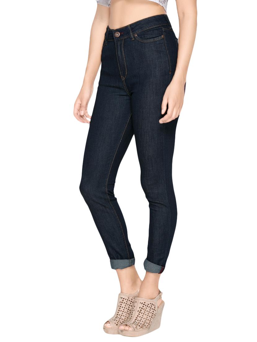 skinny fit dark blue denim jean - 14065908 - Standard Image - 1