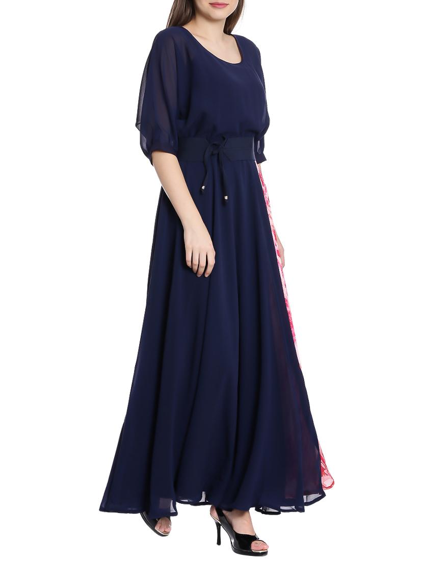 dark blue polyester dress - 14067072 -  Standard Image - 1
