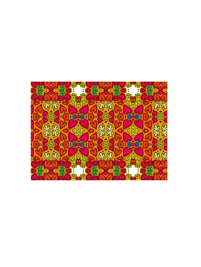 printed polyester table mat set of 6 pcs by ambbi collections - 14078068 -  Standard Image - 1