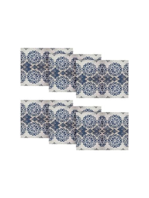 printed polyester table mat set of 6 pcs by ambbi collections - 14078078 - Standard Image - 0