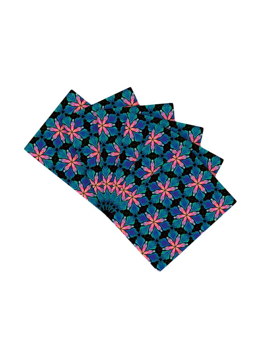 printed polyester table mat set of 6 pcs by ambbi collections