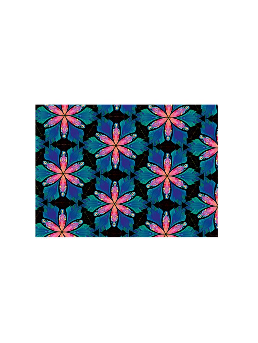 printed polyester table mat set of 6 pcs by ambbi collections - 14078087 - Standard Image - 1