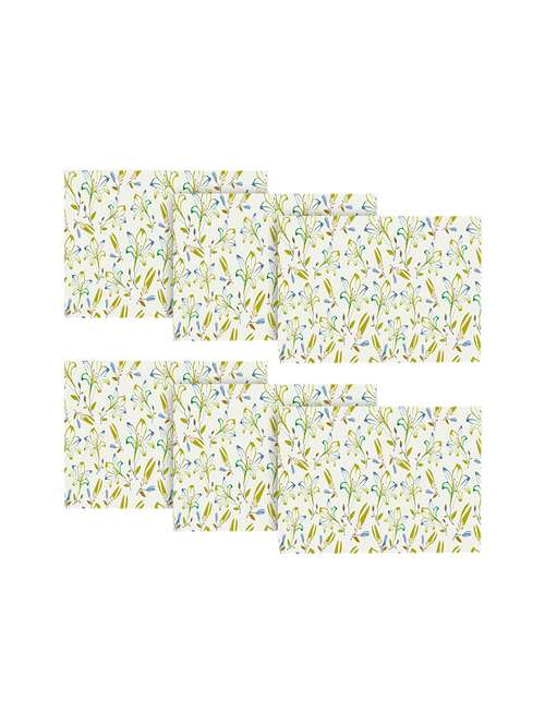 printed  table mat set of 6 pcs - 14078106 -  Standard Image - 0