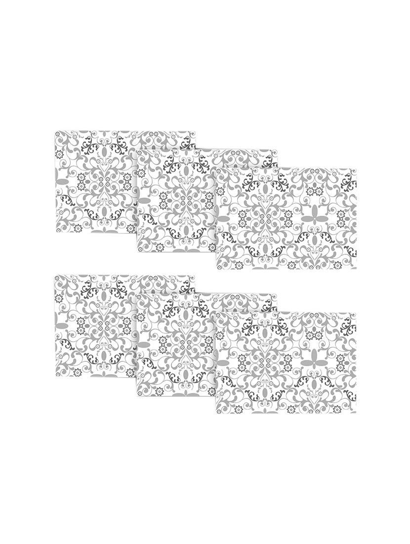 printed polyester table mat set of 6 pcs by ambbi collections - 14078116 -  Zoom Image - 0