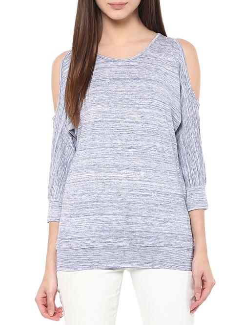 blue polyester regular top - 14082591 -  Standard Image - 0