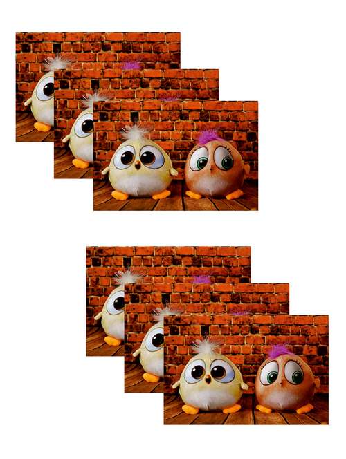 printed polyester table mat set of 6 pcs by ambbi collections - 14085887 -  Standard Image - 0