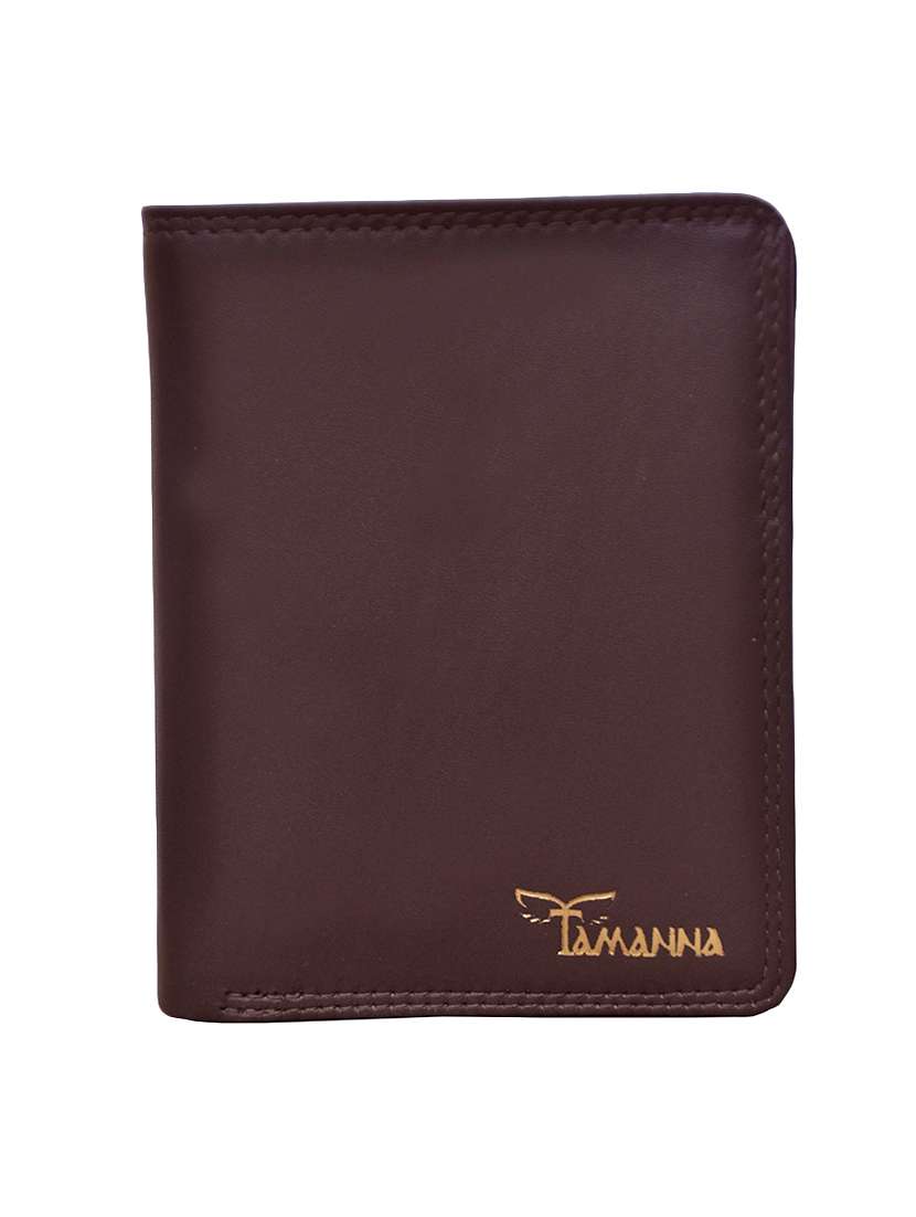 brown leather wallet