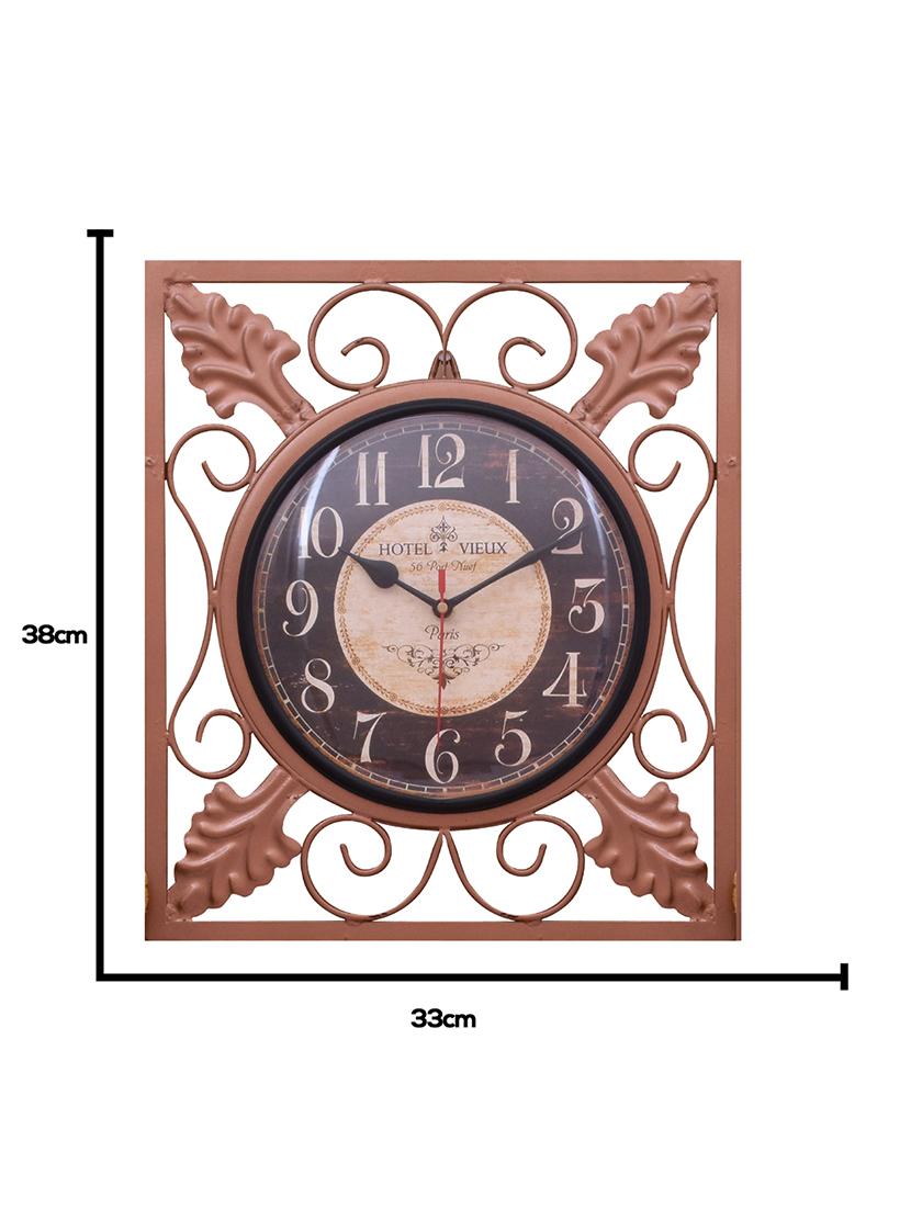 classic iron wall clock by home sparkle - 14096941 - Standard Image - 4