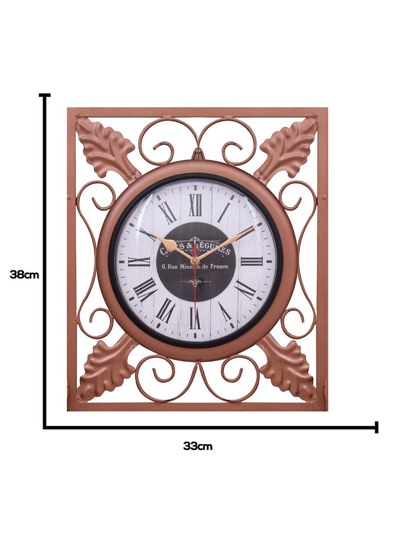vintage iron wall clock by home sparkle - 14096945 - Standard Image - 4