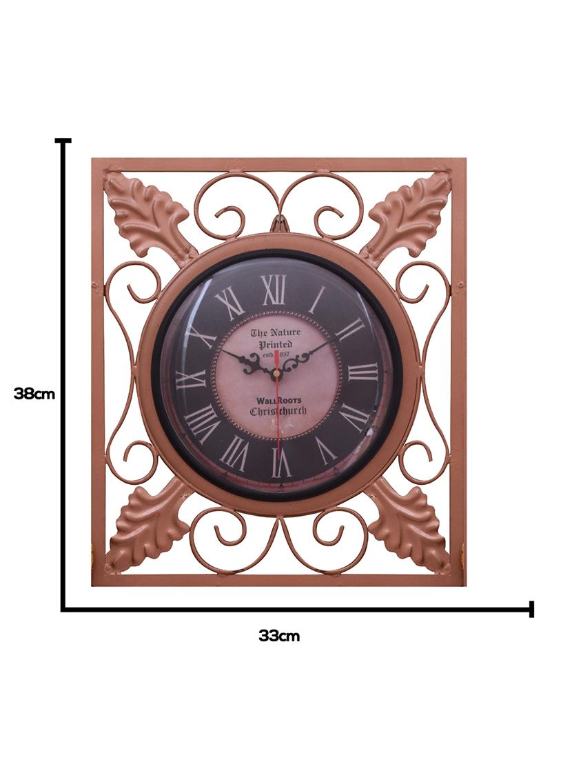 vintage iron wall clock by home sparkle - 14096947 - Standard Image - 4