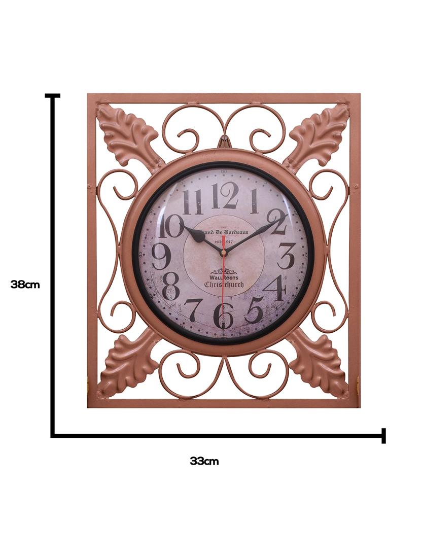 classic iron wall clock by home sparkle - 14096948 - Standard Image - 4