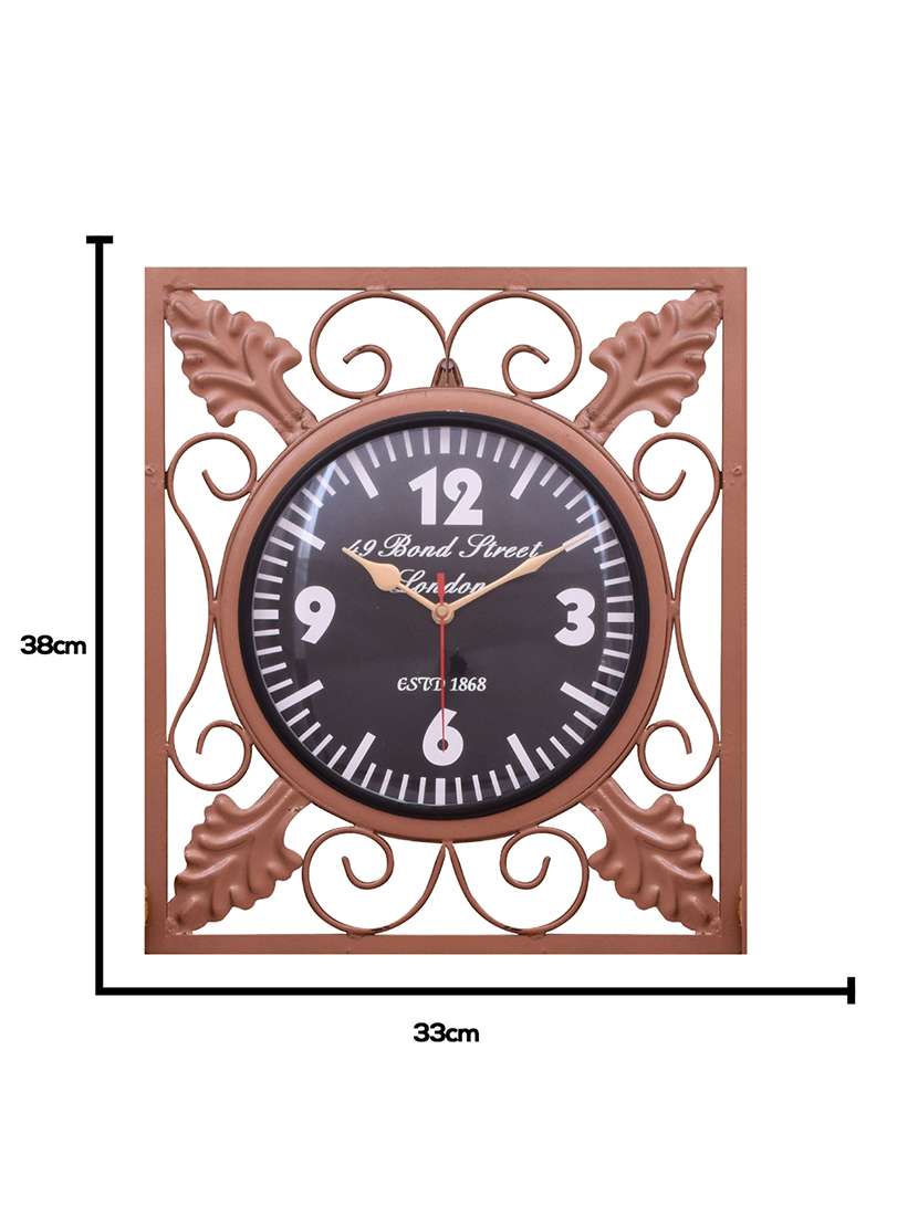 classic iron wall clock by home sparkle - 14096950 -  Standard Image - 4