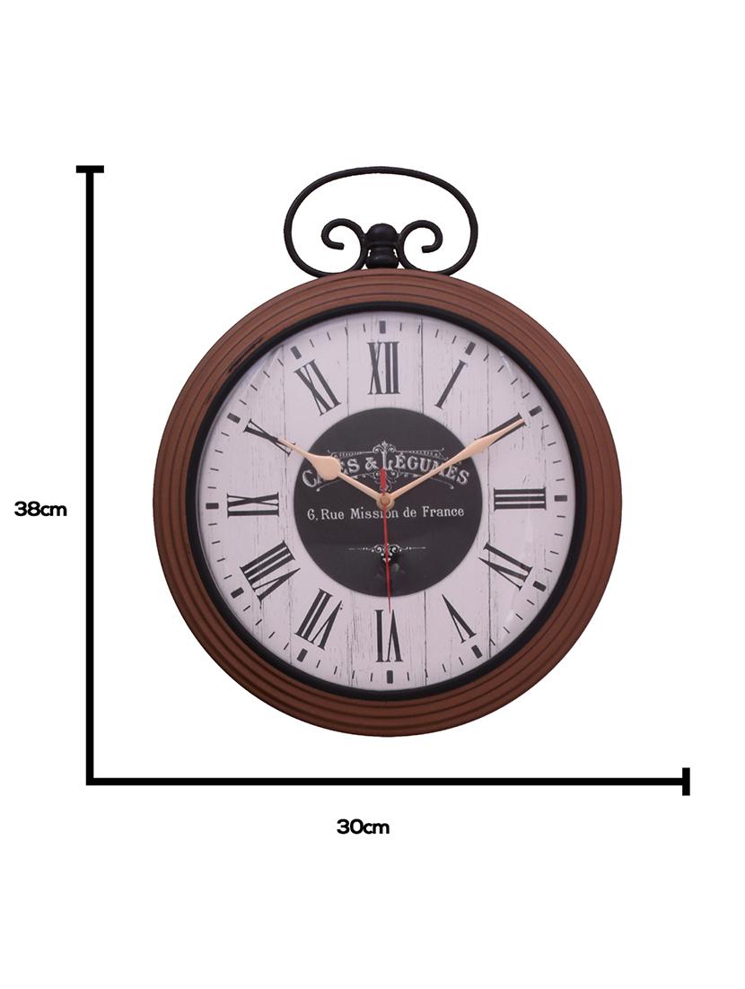 vintage iron wall clock by home sparkle - 14096989 - Standard Image - 4