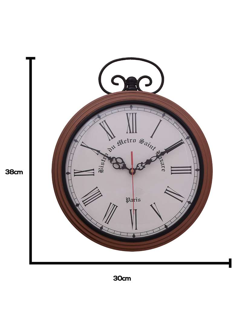 vintage iron wall clock by home sparkle - 14096990 -  Standard Image - 4