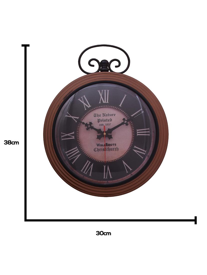 vintage iron wall clock by home sparkle - 14096991 - Standard Image - 4