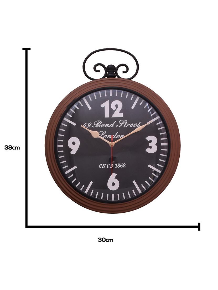 classic iron wall clock by home sparkle - 14096994 - Standard Image - 4
