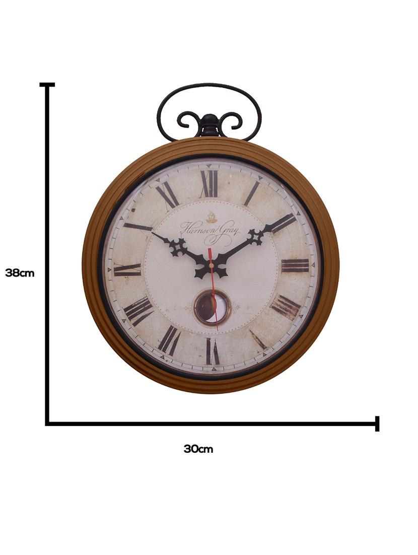 vintage iron wall clock by home sparkle - 14097007 - Standard Image - 4