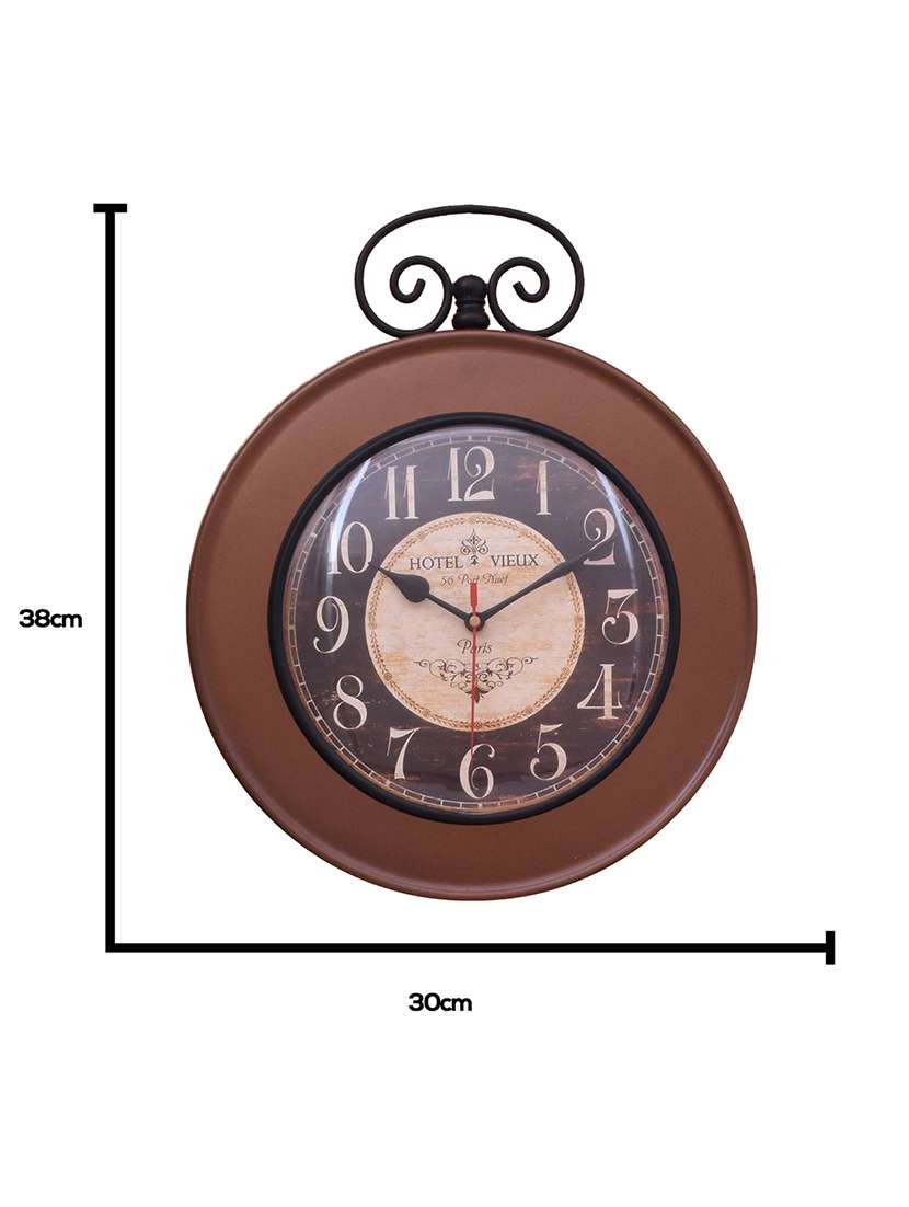 classic iron wall clock by home sparkle - 14097036 -  Standard Image - 4