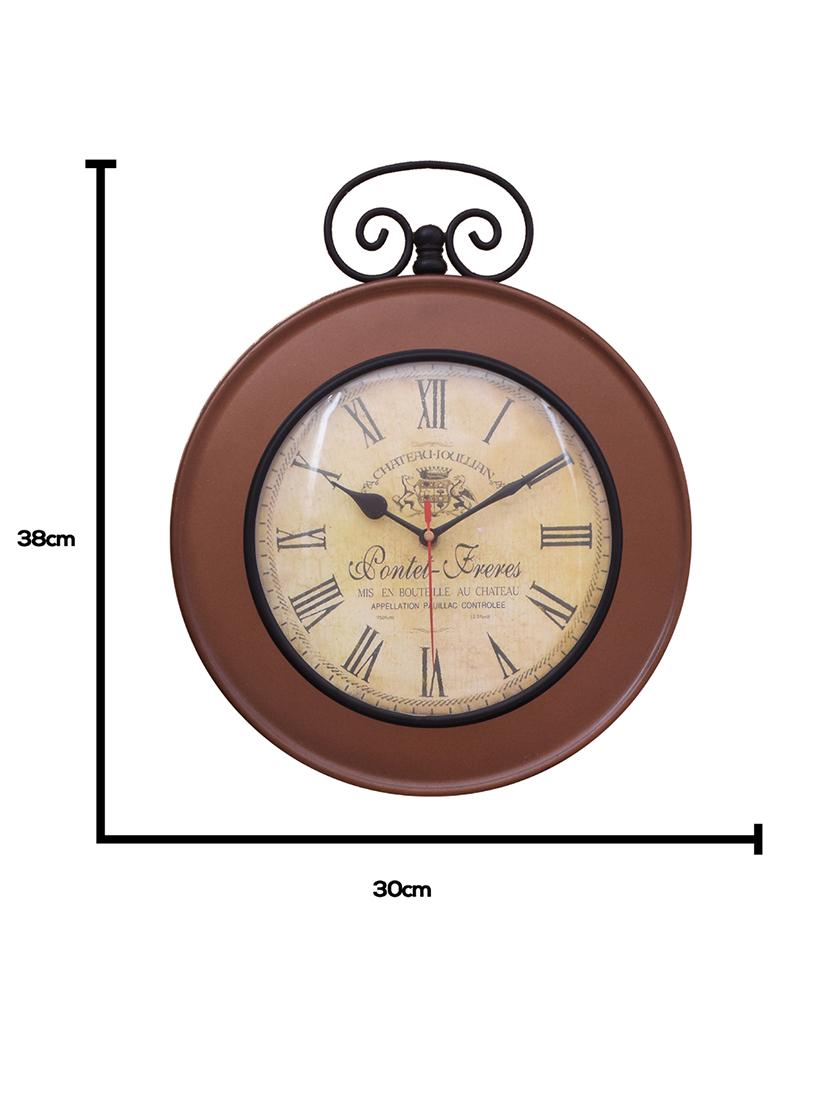 vintage iron wall clock by home sparkle - 14097037 - Standard Image - 4