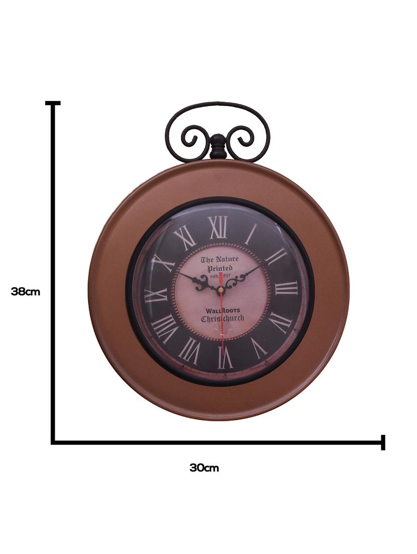 vintage iron wall clock by home sparkle - 14097042 - Standard Image - 4