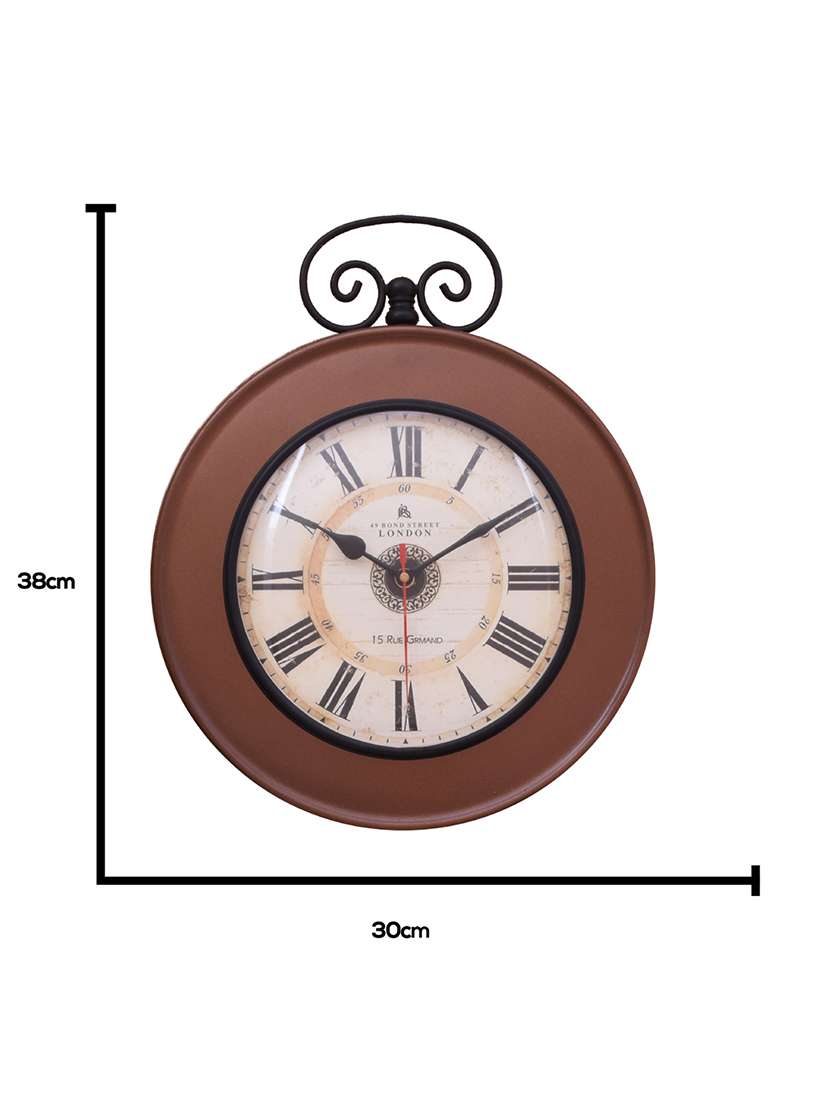 vintage iron wall clock by home sparkle - 14097046 -  Standard Image - 4