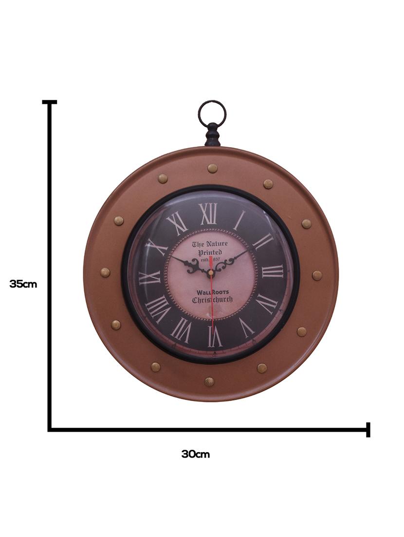 vintage iron wall clock by home sparkle - 14097085 - Standard Image - 4